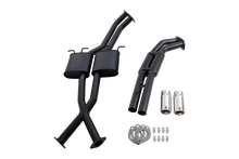 Load image into Gallery viewer, Holden Statesman WH WK WL Twin 2.5" Mild Steel Cat Back Exhaust with Hotdog rear