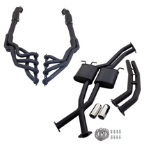 Load image into Gallery viewer, Holden Commodore VX-VZ V8 sedan engine back exhaust kit 1 3/4"-2.5" pipe only rear