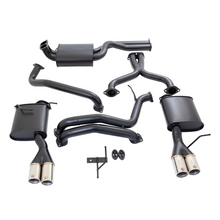 Load image into Gallery viewer, Ford Falcon BA GT V8 sedan dual 2.5" cat back system with quad tips
