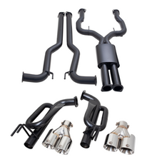 Load image into Gallery viewer, Holden Commodore VE-VF SS Sedan & Wagon Twin 2.5" catback exhaust with J Pipe Rears