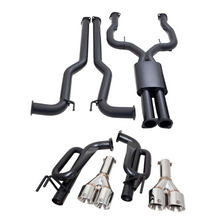 Load image into Gallery viewer, Holden Commodore VE-VF SS Ute Twin 2.5" Cat Back Exhaust with J pipe rears