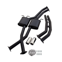 Load image into Gallery viewer, Holden Statesman WH WK WL Twin 2.5" Mild Steel Cat Back Exhaust with pipe only rear