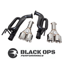 Load image into Gallery viewer, Holden Commodore VE SS V8 & SV6 UTE J pipe muffler delete kit with tips