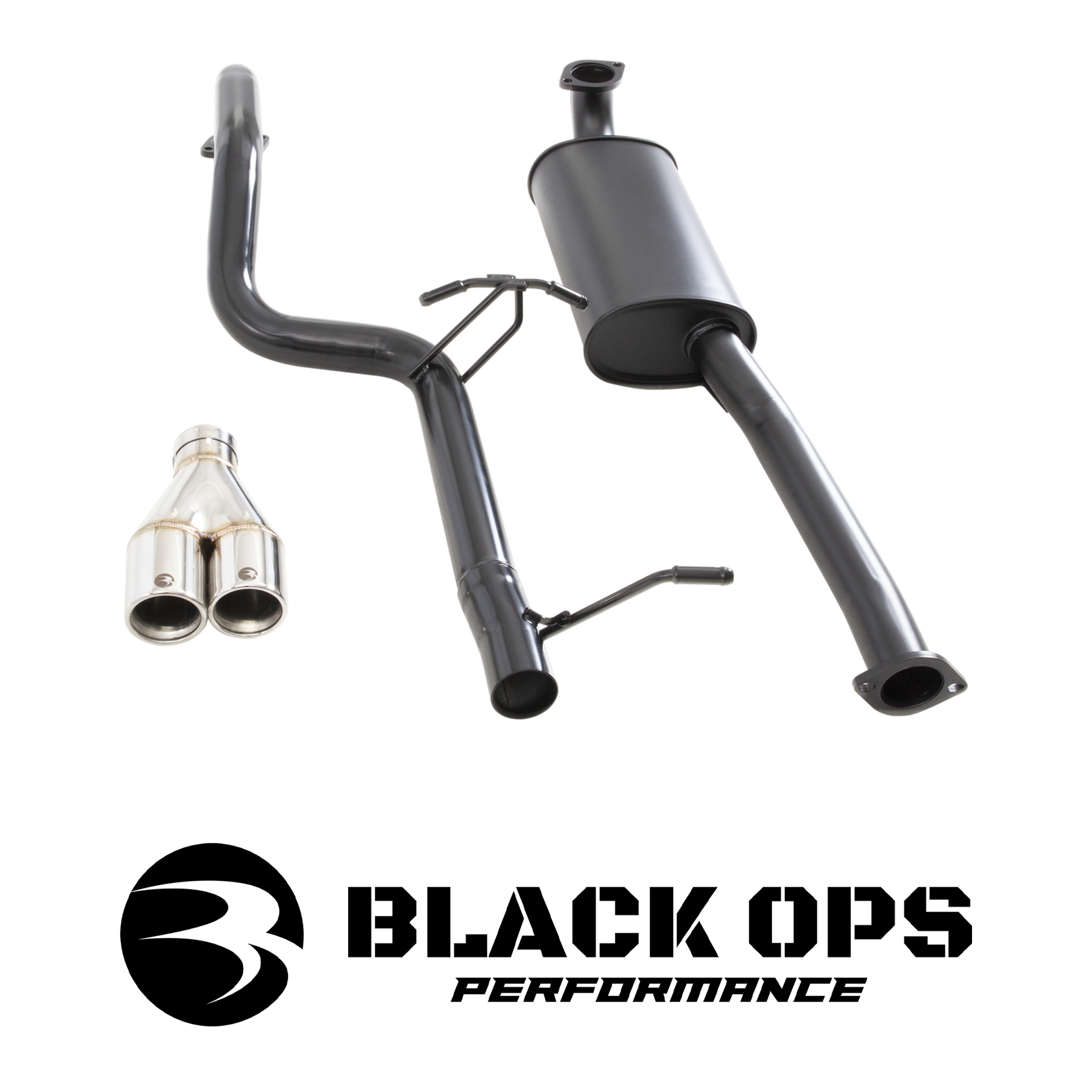 Ford Falcon BA BF XR6 sedan 2.5" cat back with Muffler centre, pipe only rear