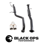 Ford Falcon BA BF XR6 sedan 2.5" cat back with Hotdog centre, Hotdog rear