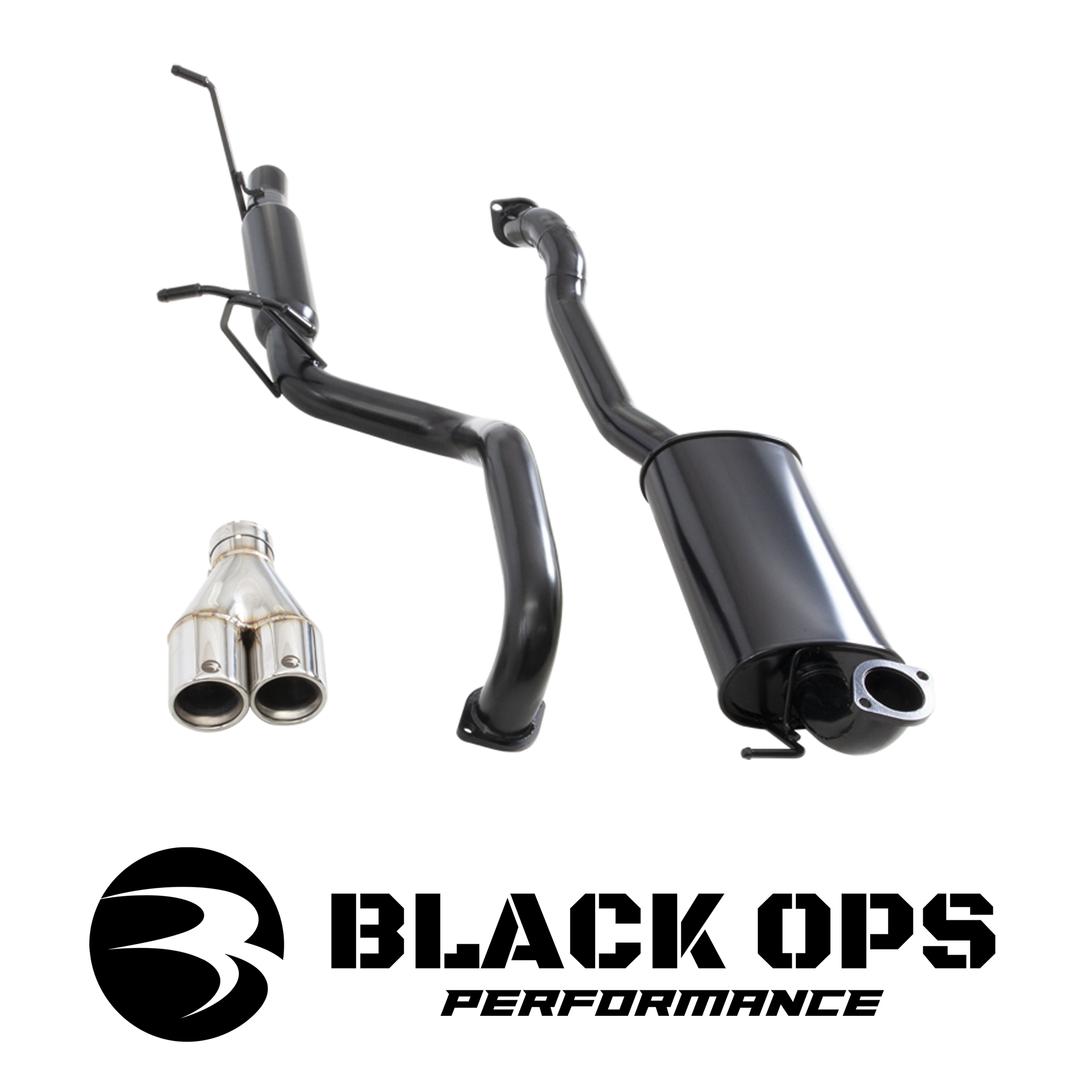 Ford Falcon BA BF XR6 sedan 2.5" cat back with Muffler centre, hotdog rear