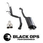 Ford Falcon FG XR6 Sedan 2.5" catback with Muffler centre, Hotdog rear.