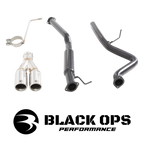 Ford Falcon BA BF FG XR6 ute 2.5" cat back  with Hotdog centre, pipe only rear.