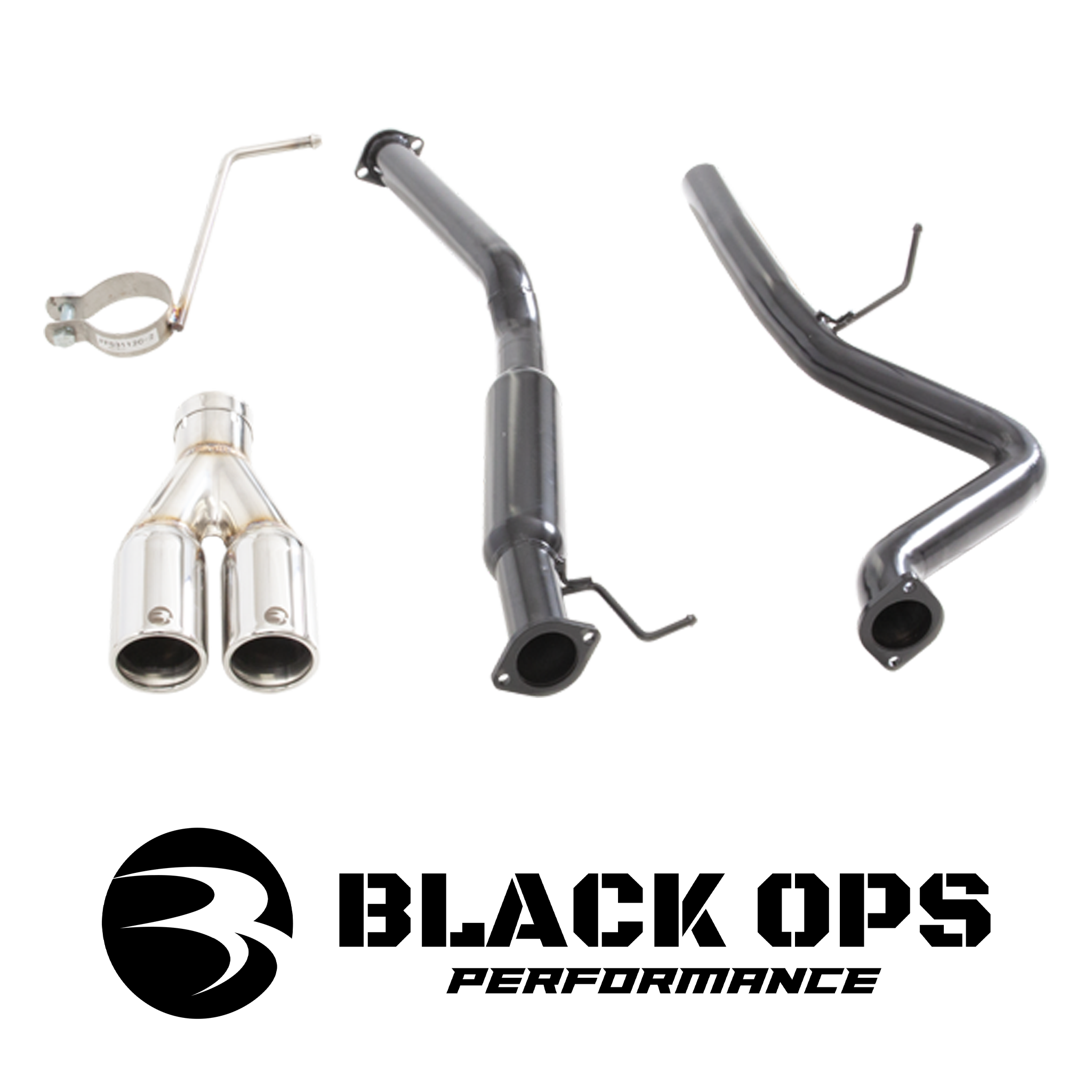 Ford Falcon BA BF FG XR6 ute 2.5" cat back  with Hotdog centre, pipe only rear.