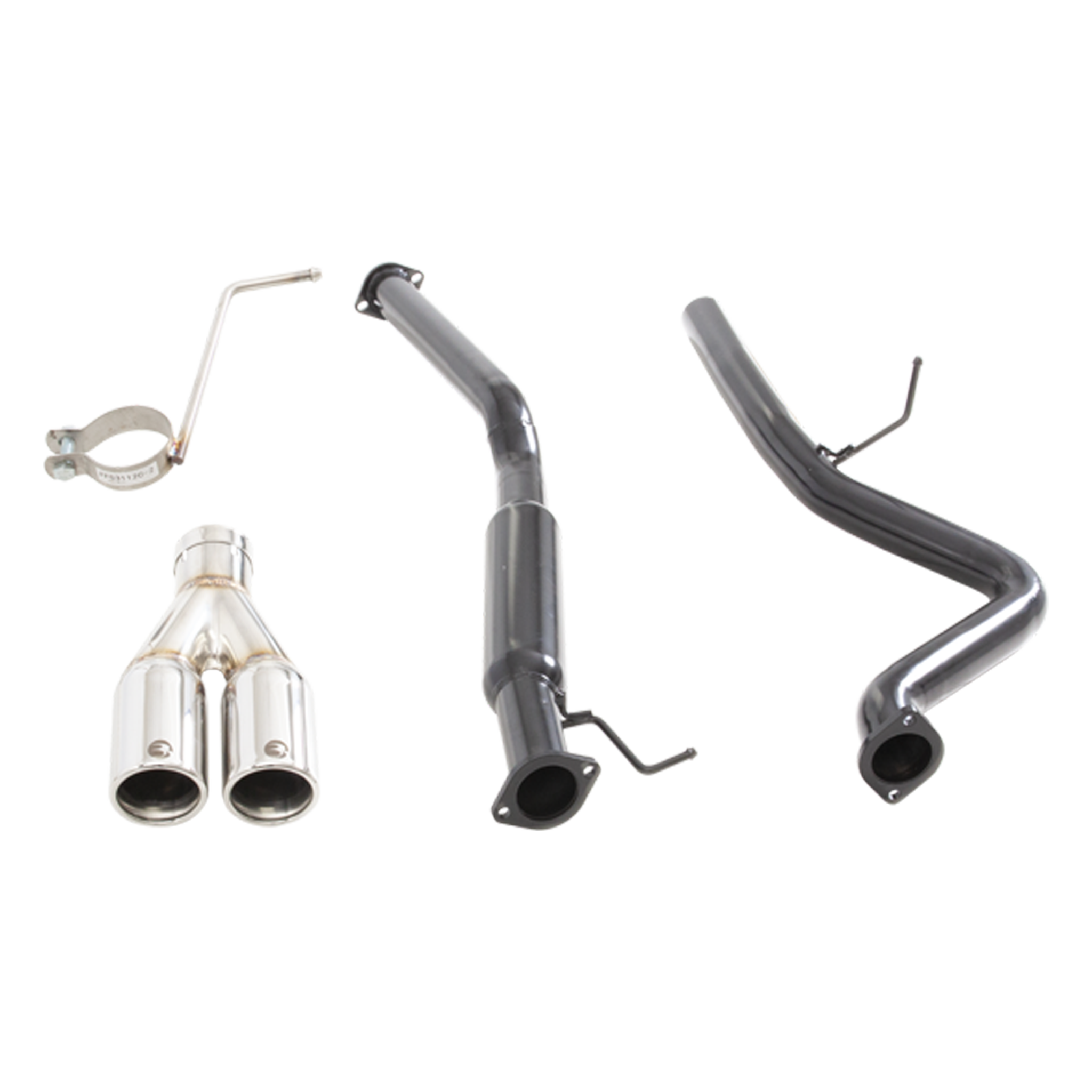 Ford Falcon BA BF FG XR6 ute 2.5" cat back  with Hotdog centre, pipe only rear.