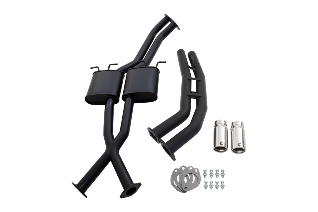Holden Statesman WH WK WL dual 3" cat back exhaust with pipe only rear