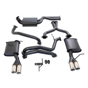 Ford Falcon BA GT V8 sedan dual 2.5" cat back system with quad tips