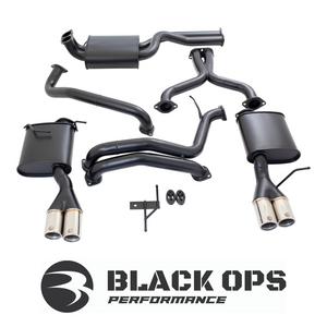Ford  Falcon BF GT V8 sedan dual 2.5" cat back system with quad tips