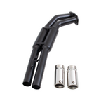 Holden Statesman WH WK WL Twin 2.5" Mild Steel Cat Back Exhaust with Hotdog rear