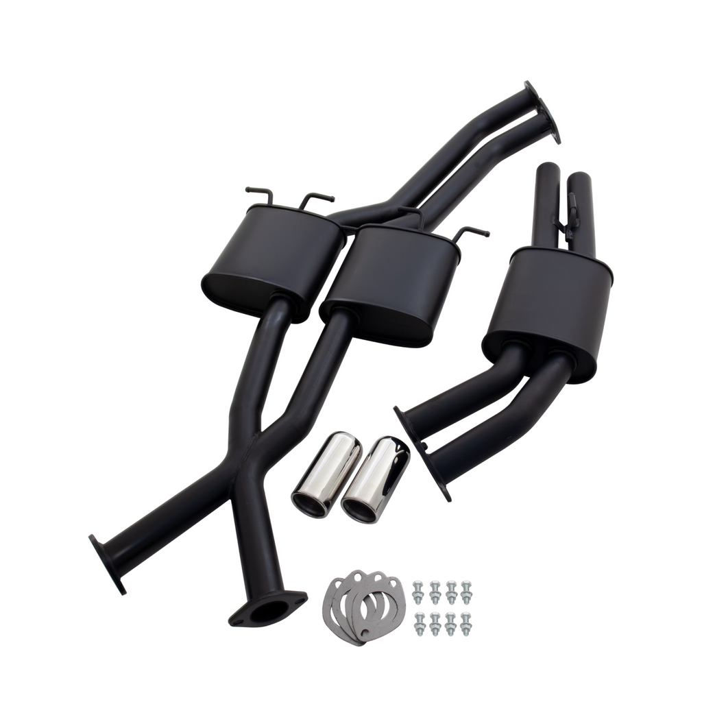 Holden Statesman WH WK WL dual 3" cat back exhaust with pipe only rear